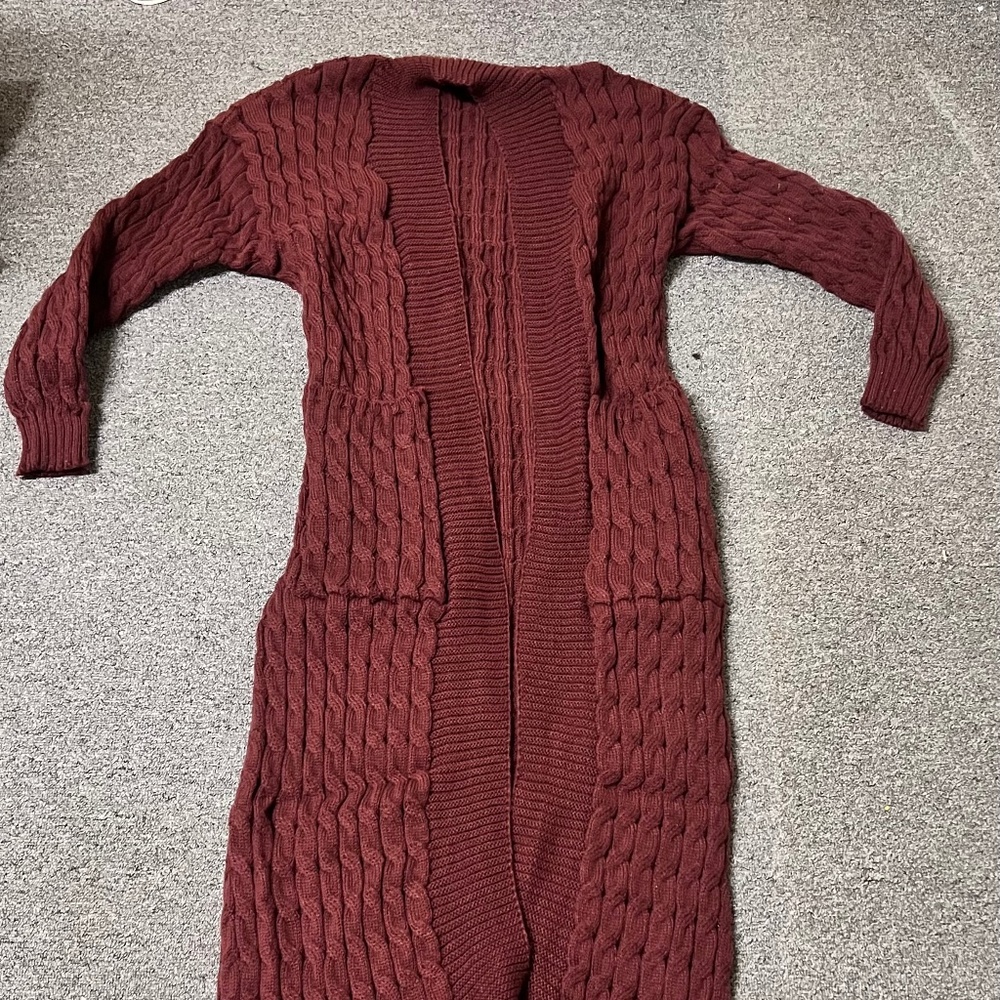 Oversized chunky cardigan